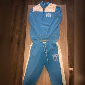 Blue sweatsuit